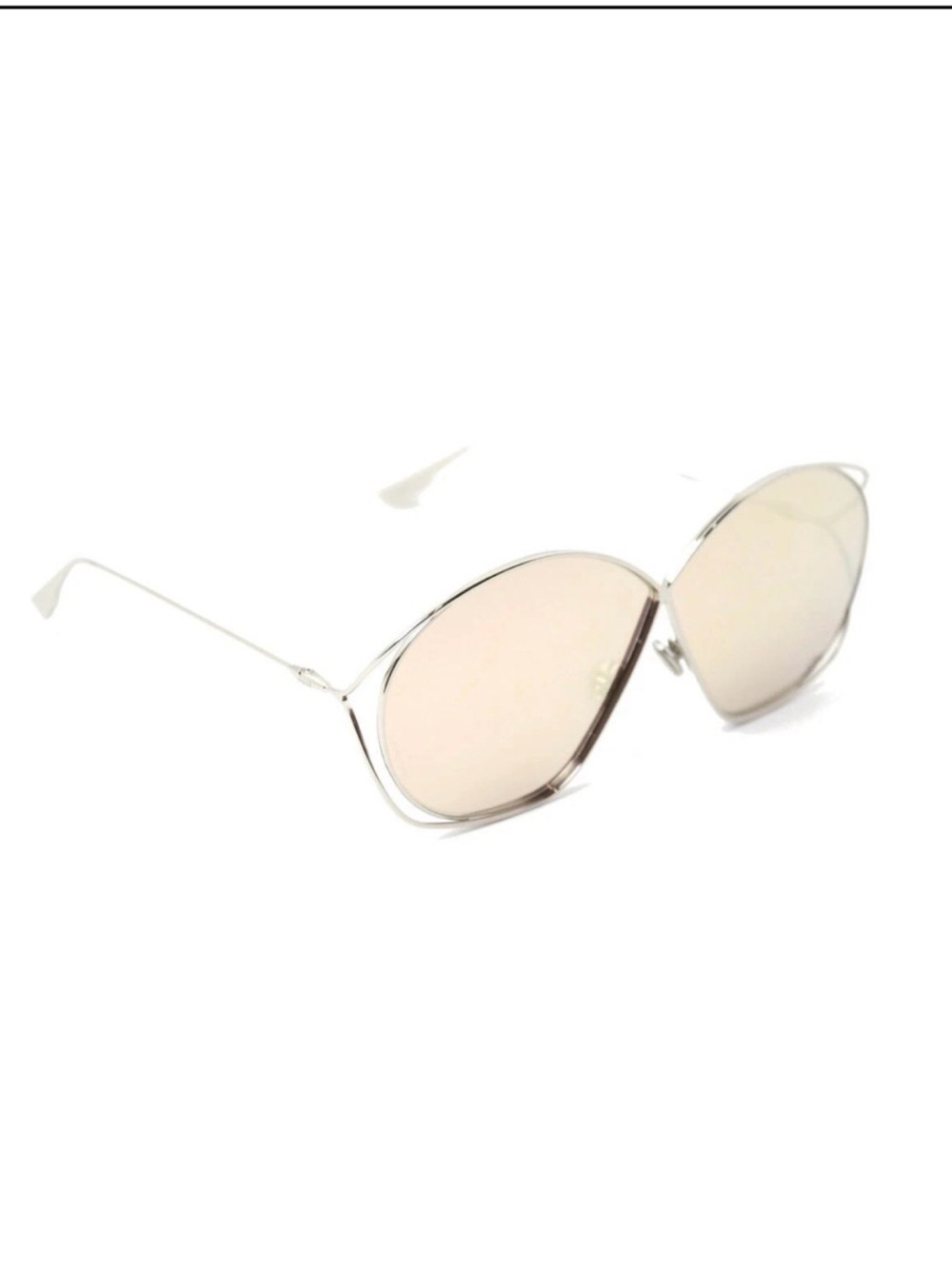 Dior Gold Frame Clear Lens Women's Sunglasses